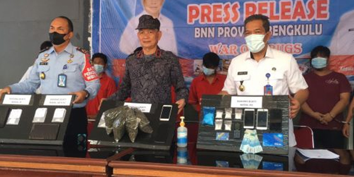 Bandar Sabu di Lapas Bengkulu Ditangkap, YN Napi Dengan Masa Tahanan 33 Tahun Jadi Pengendali Peredaran Sabu