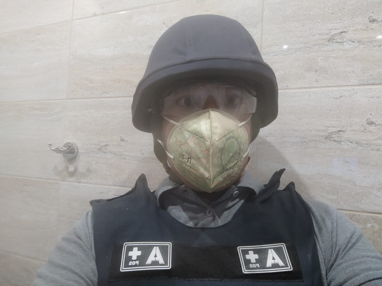  Odessa Under Attack! Tidur Pun Pakai Helm dan Rompi Anti Peluru 