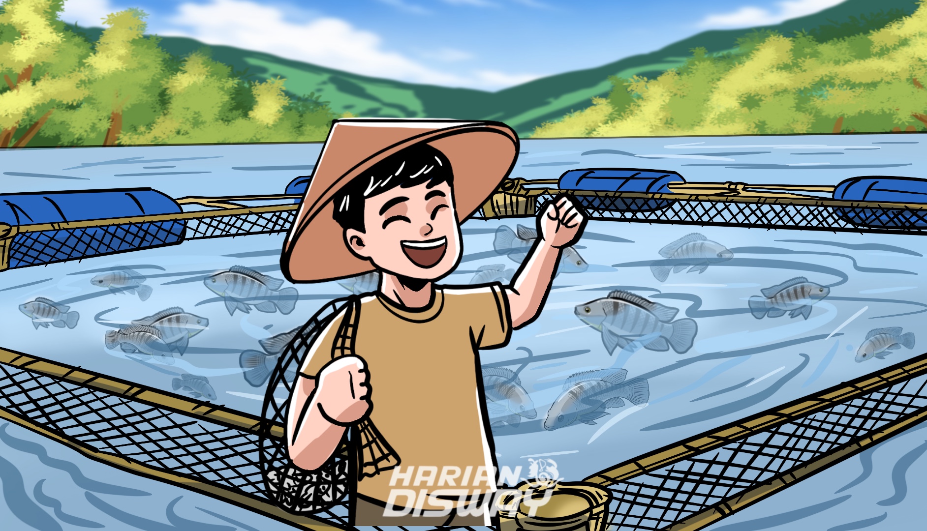 Menurunkan Dampak Invasif Budi Daya Ikan Nila (Oreochromis niloticus) di Keramba Jaring Apung 