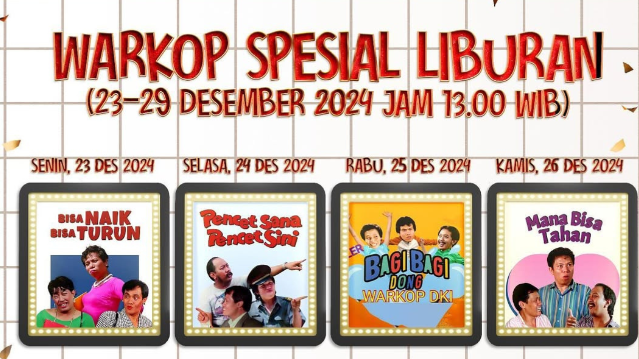 Jadwal Movievaganza Trans7 Spesial Natal Hari Ini 24 Desember 2024, Ada Teman Tapi Menikah hingga Warkop DKI!