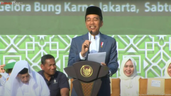 Pesan Jokowi ke Muslimat NU pada Pemilu 2024: Jangan Gara-gara Beda Pilihan Kita Saling Menghujat