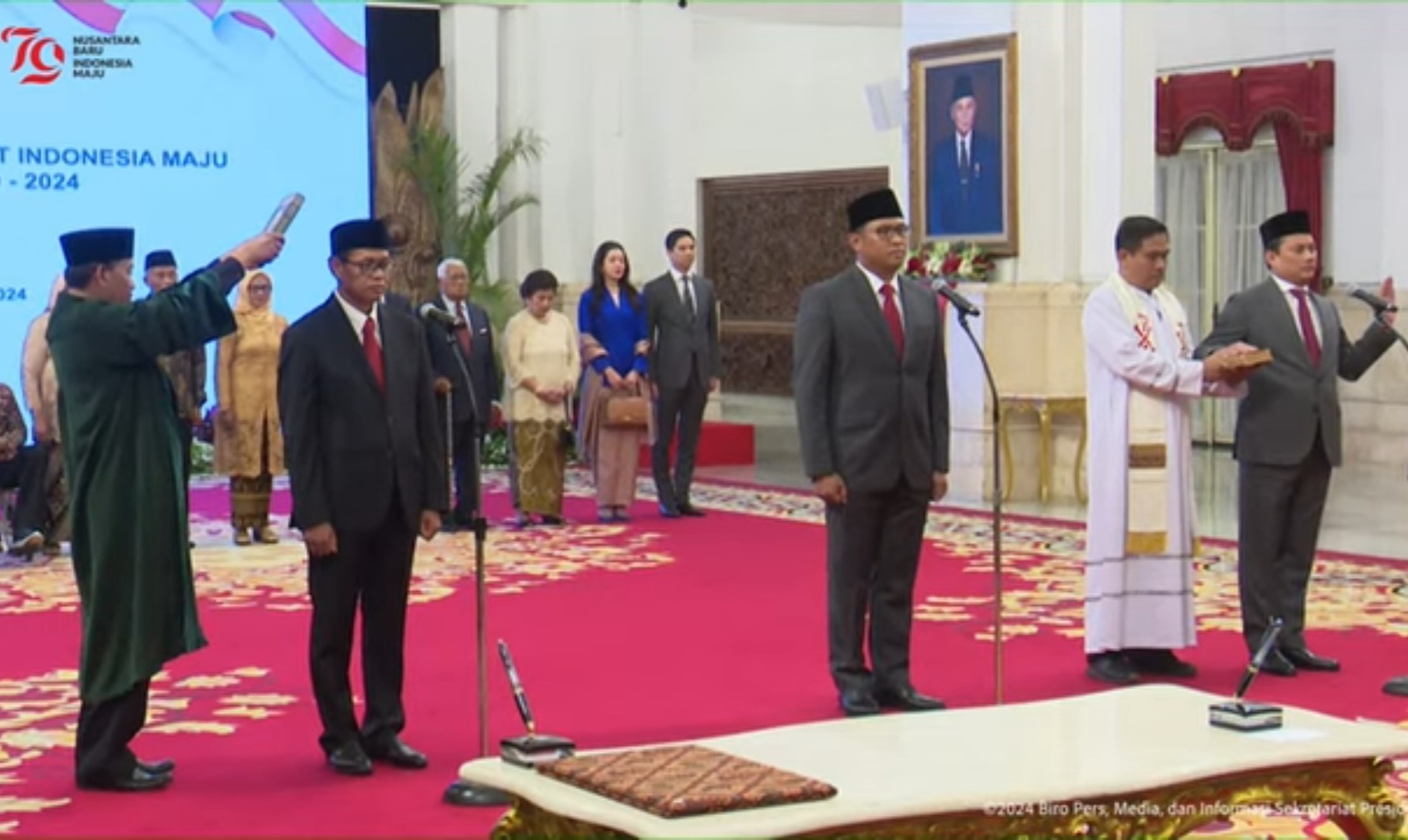 Jokowi Resmi Lantik Thomas Djiwandono Sebagai Wamen Keuangan