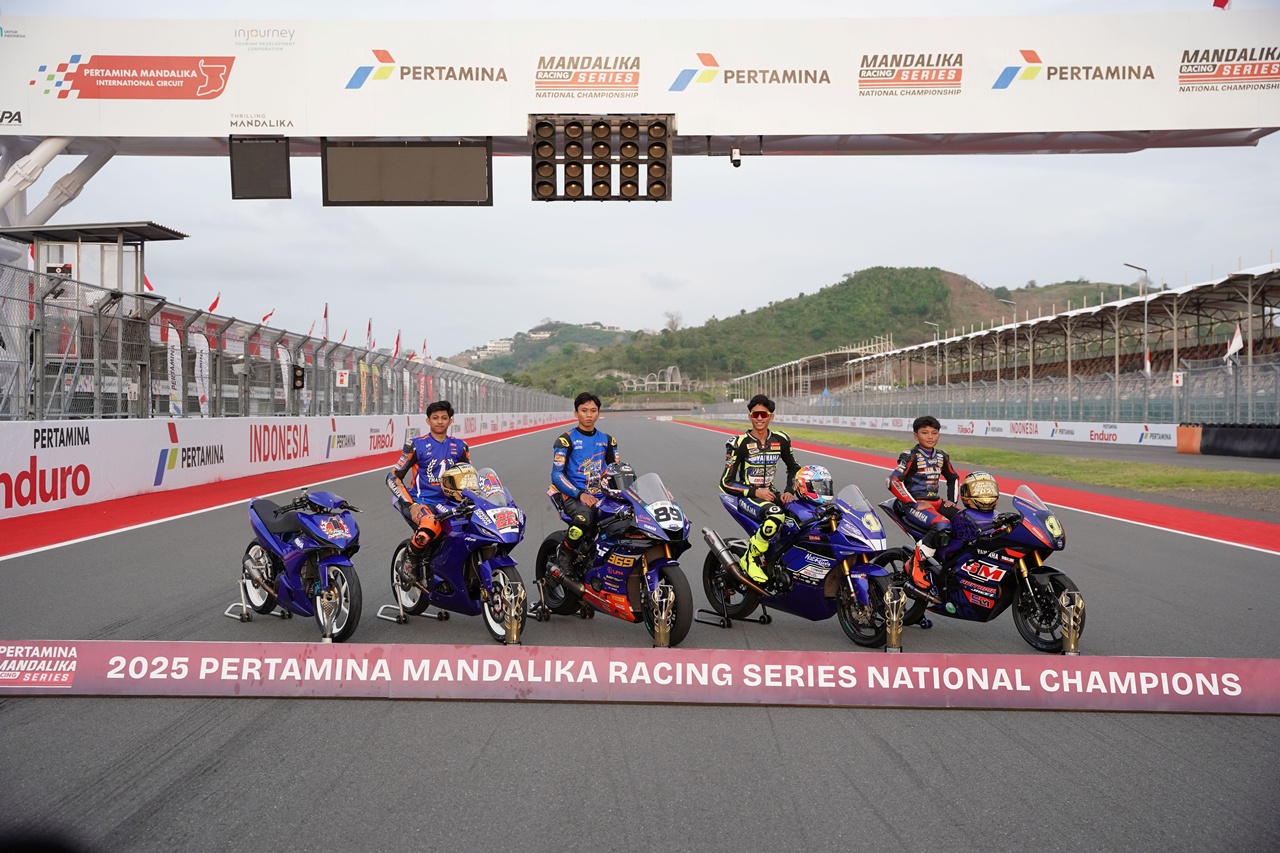 Pembalap Yamaha Borong Gelar Juara Nasional Kejurnas MRS 2025