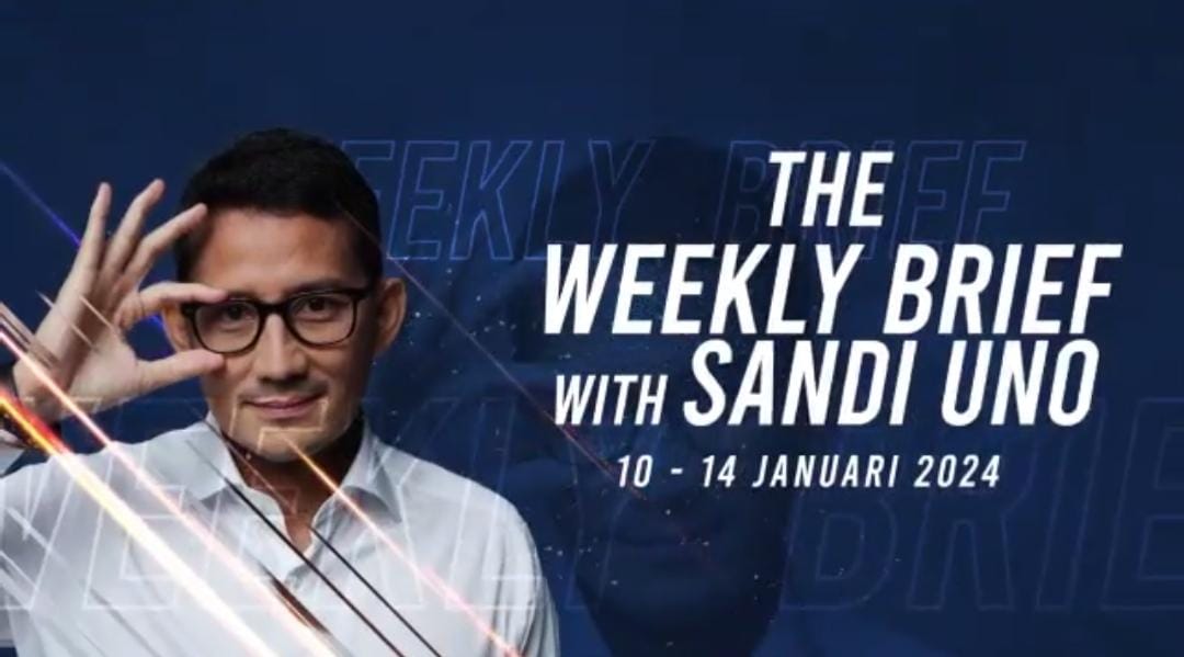 Sandiaga Uno Bahas Isu Kenaikan Pajak Hiburan di The Weekly Brief with Sandi Uno