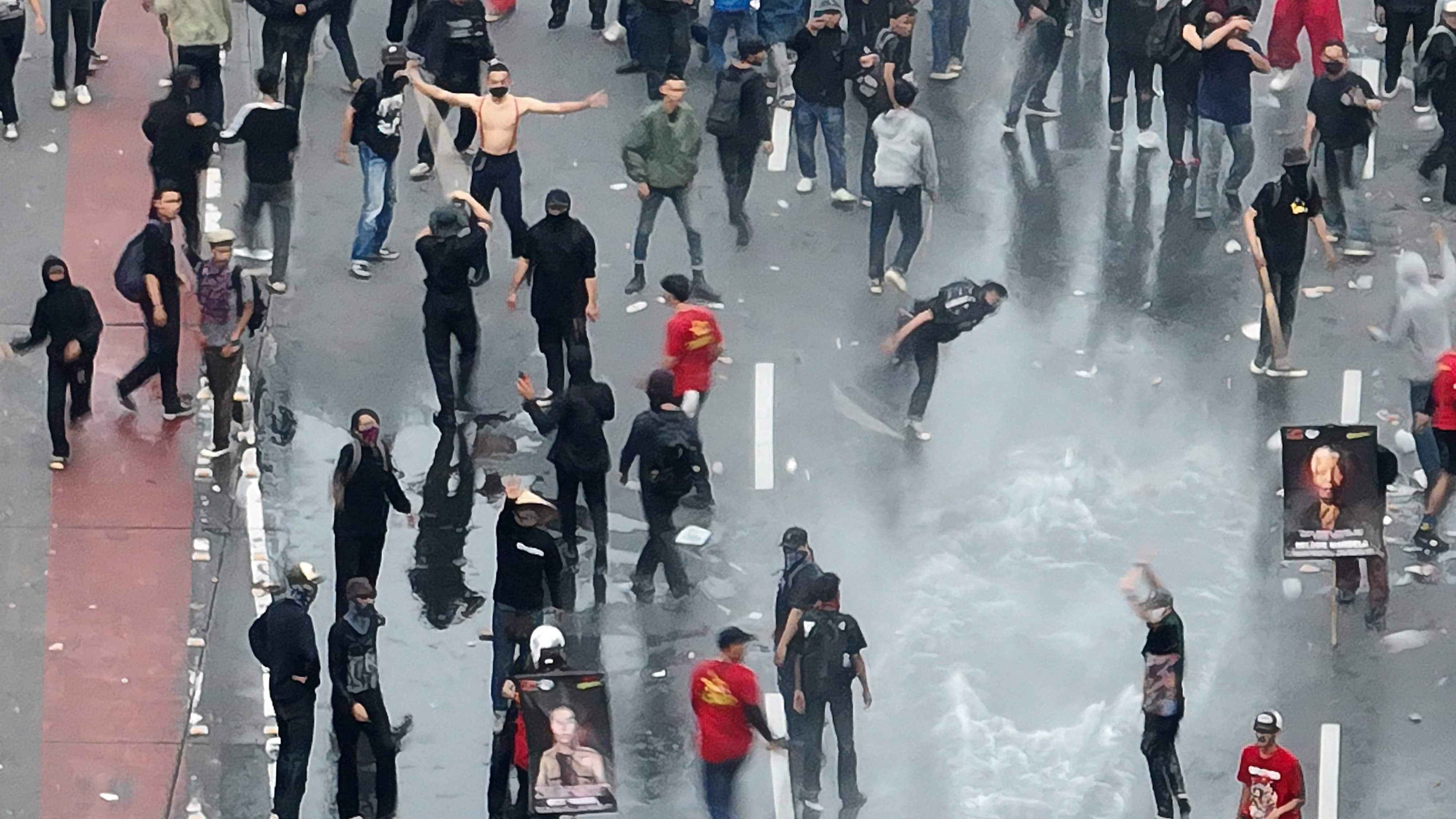 Total 14 Pedemo Anarkis Diamankan Polda Metro Jaya saat May Day, Ulah Anarko?