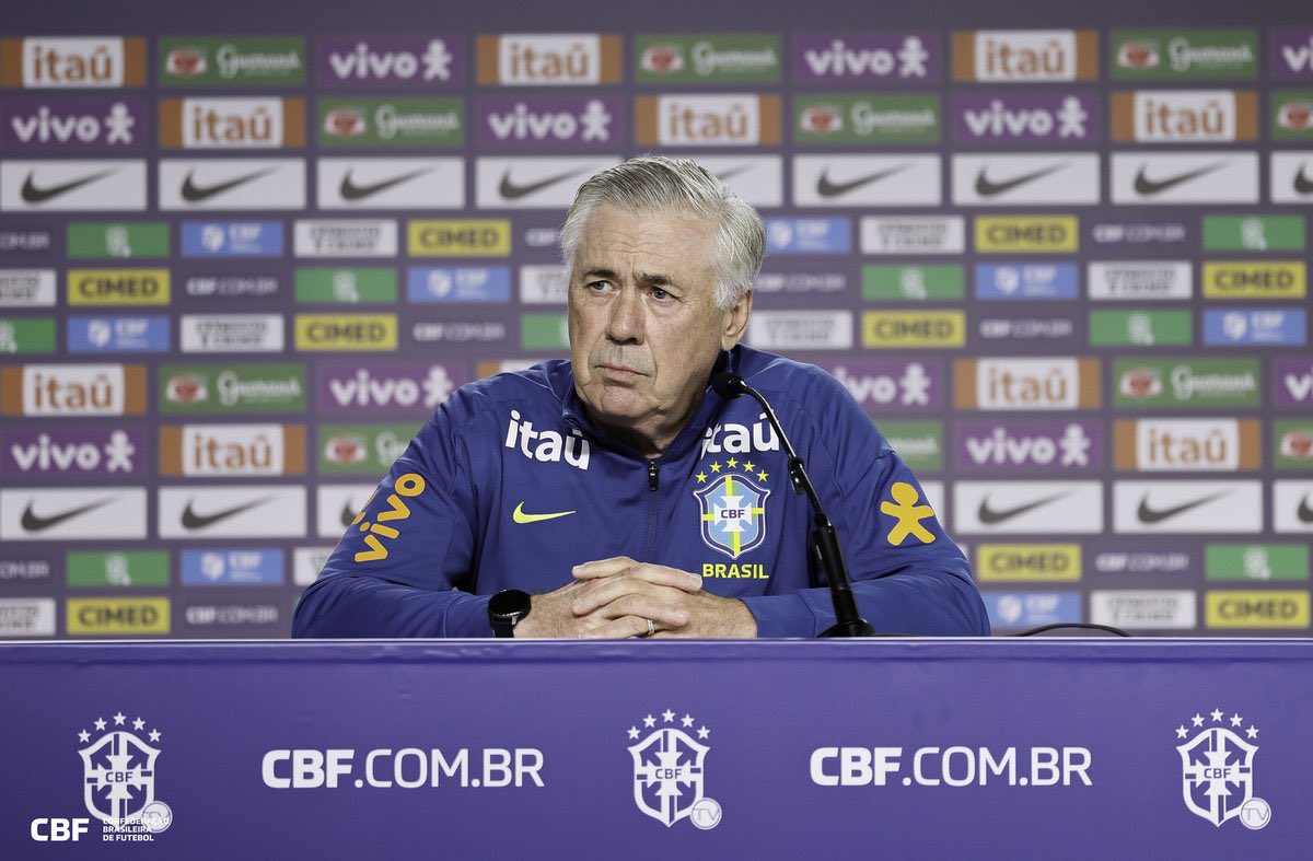 Carlo Ancelotti Umumkan Skuad Brasil: Militao, Rodrygo, dan Vinicius Dipanggil