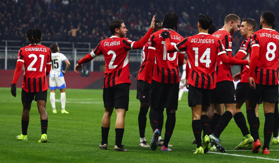 Milan vs Sassuolo 6-1: Tijjani Reijnders Nyekor, Rossoneri Lolos Perempat Final Coppa Italia!