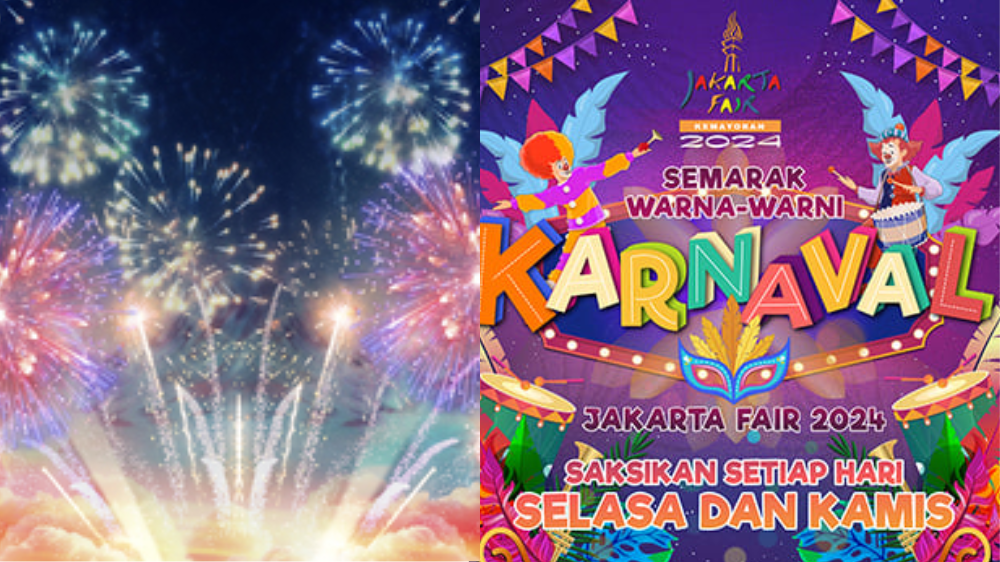 Rangkaian Acara Jakarta Fair 2024 di JIExpo Kemayoran 12 Juni-14 Juli, Malam Muda Mudi Kembang Api hingga Karnaval