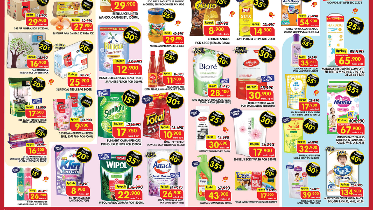 Katalog Promo JSM Superindo Hari Ini Terbaru 26 Oktober 2025, Jelang Akhir Bulan Detergen Rp8 Ribuan