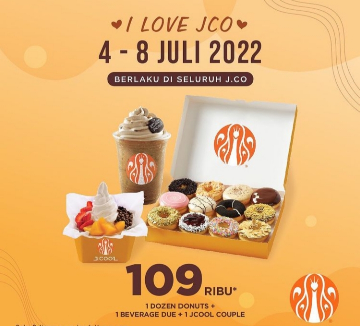 'I Love JCO 2022' - Promo Donat Cuma Rp 50 ribuan, Gimana Cara Belinya? Pencinta Donat Sini Merapat