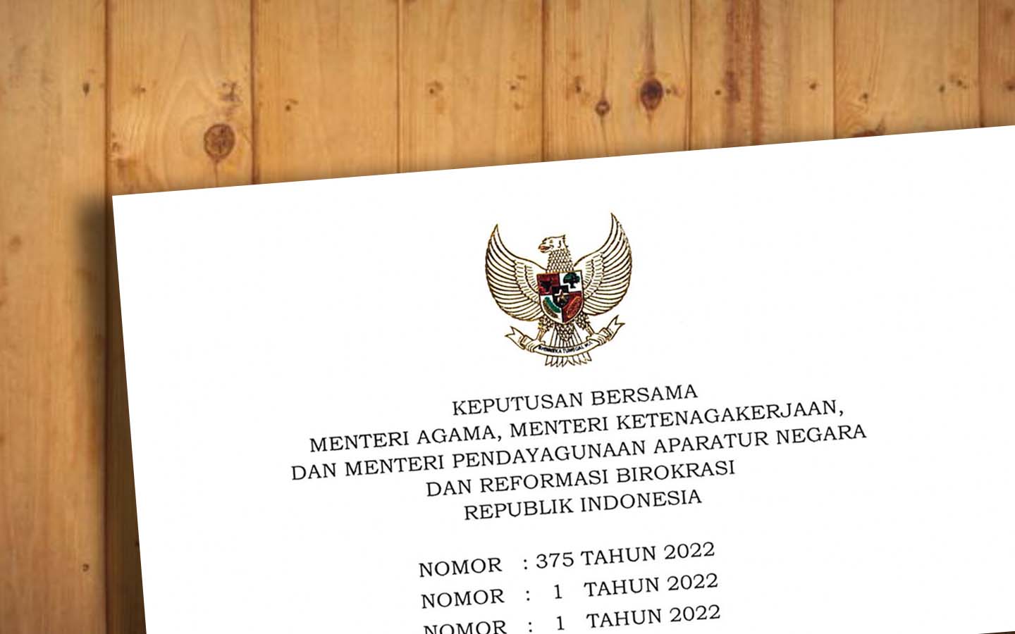 Berikut Ini Keputusan Terbaru SKB 3 Menteri tentang Cuti Bersama Idul Adha dan Libur Nasional Tahun 2022 