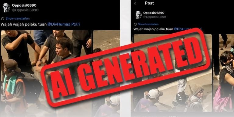 Heboh Beredar Foto-foto Pria Terduga Pelaku Pengeroyokan Pascademo, Polda Metro Buka Suara!