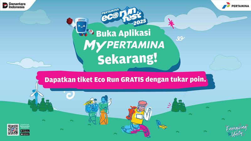 Tukarkan Poin Pertaminamu dengan Tiket Gratis Eco Run dan Energizing Music Festival 2025