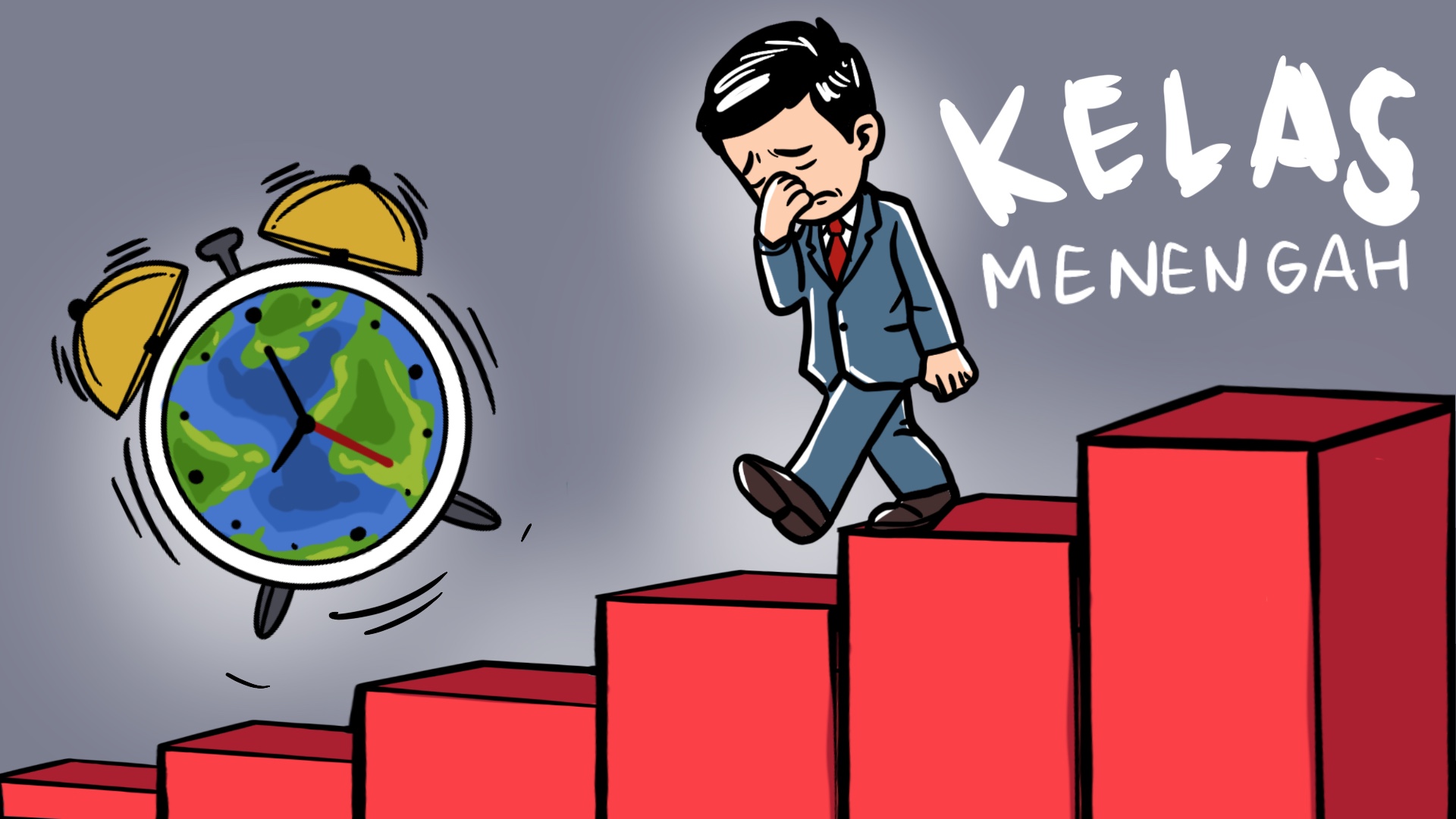 Senja Kala Kelas Menengah, Alarm Kontraksi Ekonomi Global