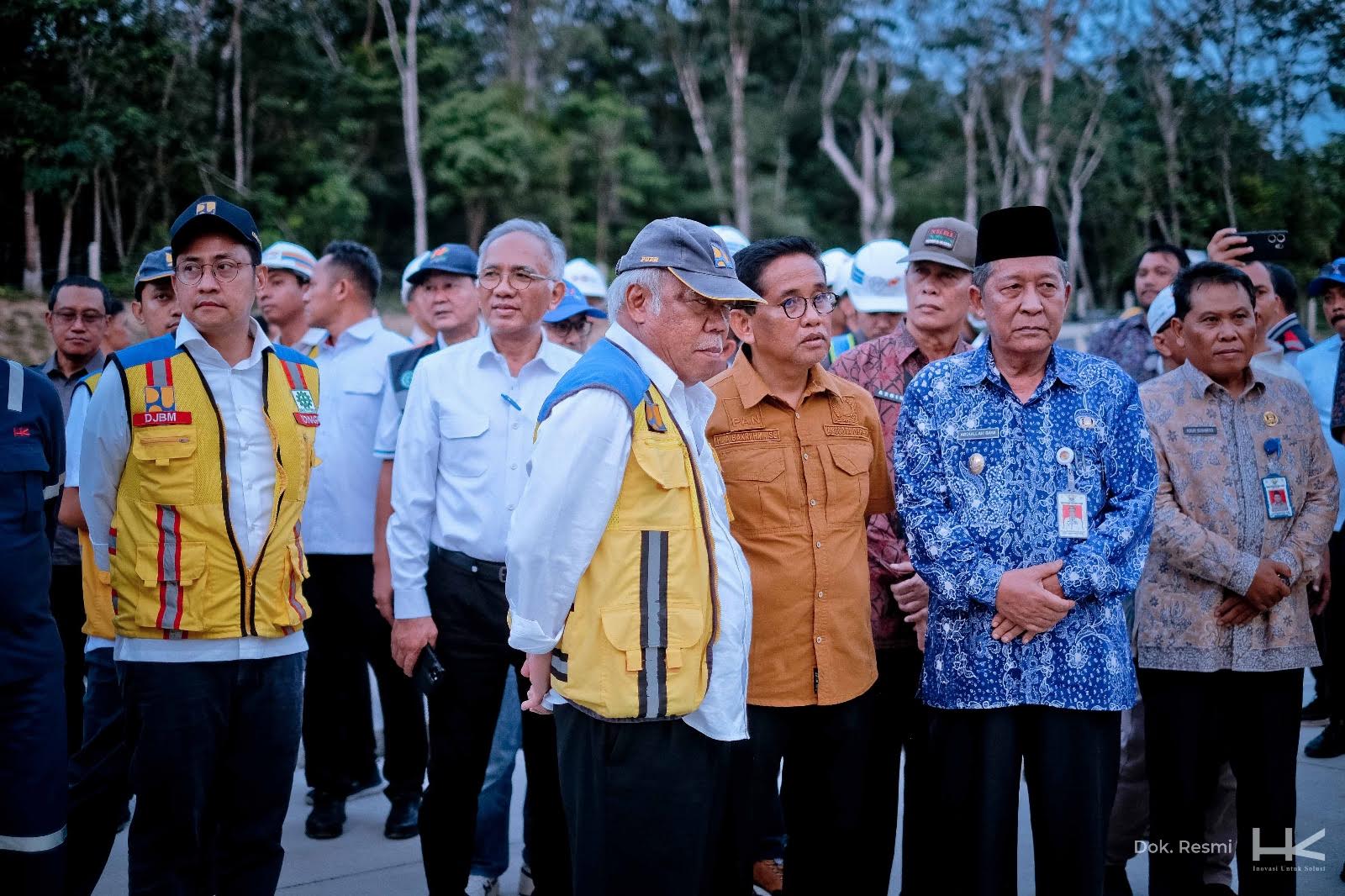 Basuki Hadimuljono Tinjau Pembangunan Proyek Jalan Tol Trans Sumatera (JTTS) Bayung- Lencir-Tempino Seksi 3
