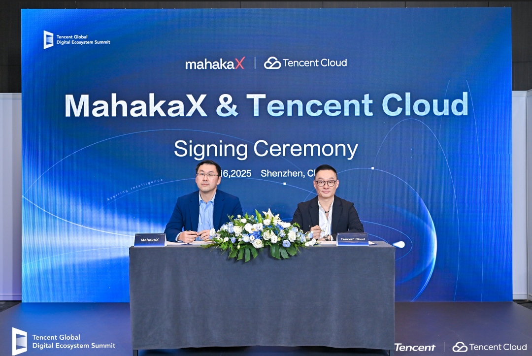 MahakaX-Tencent Cloud Jalin Kemitraan Strategis, Perkuat Transformasi AI Nasional
