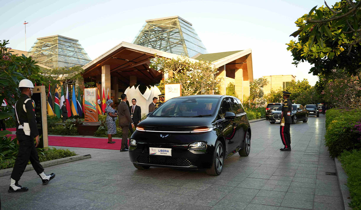 Wuling Cloud EV dan BinguoEV Turut Sukseskan Perhelatan HLF-MSP dan The 2nd IAF 2024 di Bali