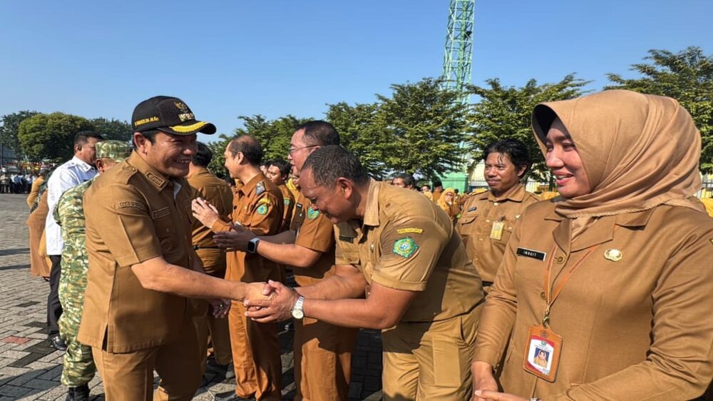Apel Perdana, Bupati Subandi Dorong Transformasi Digital dan Penguatan UMKM Sidoarjo