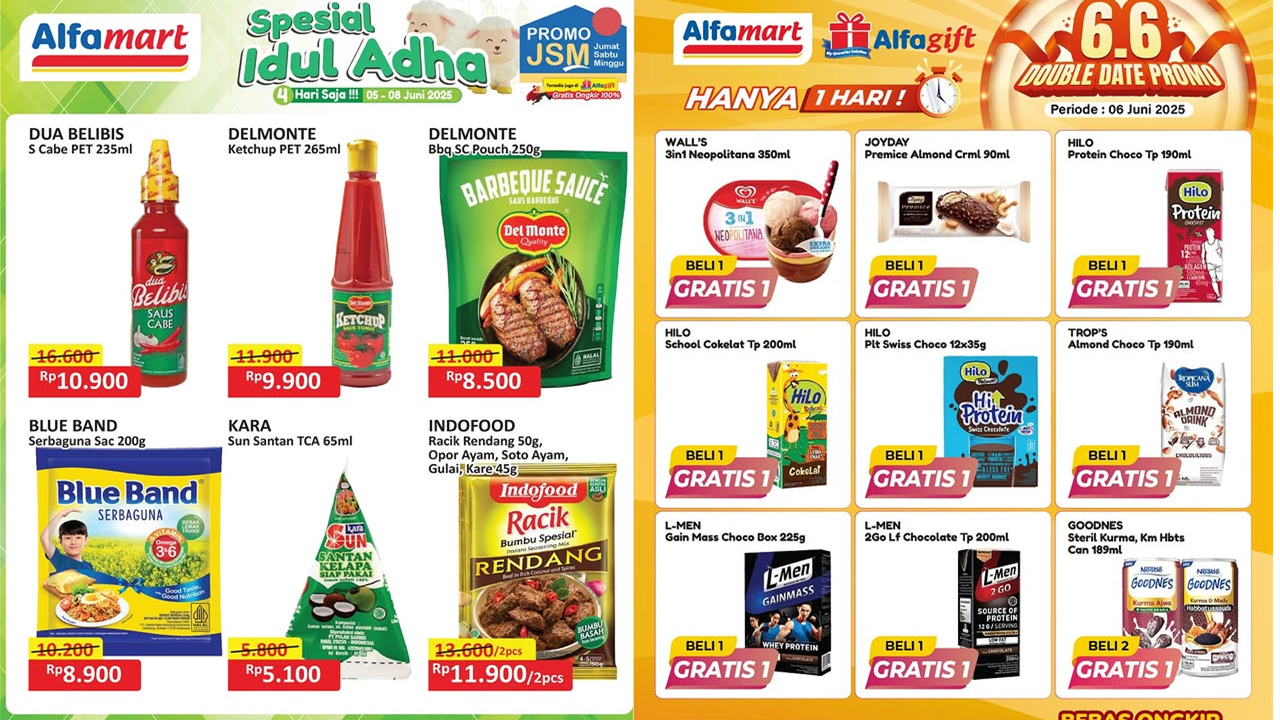 Promo JSM Alfamart Terbaru 6-8 Juni 2025 Spesial Idul Adha, Belanja Blue Band Cuma Rp8 Ribuan