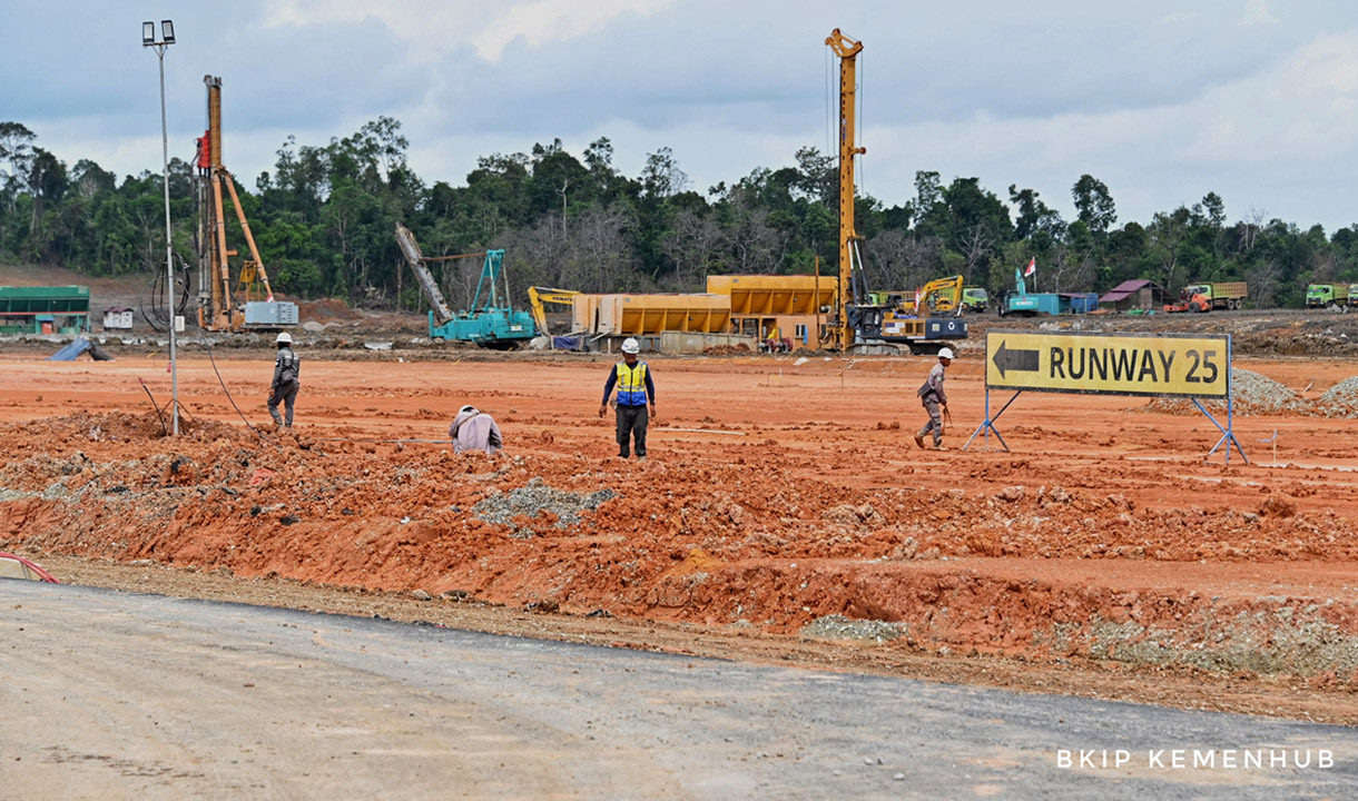 Runaway Bandara IKN Tembus 2 Km, Target Rampung Oktober 2024   