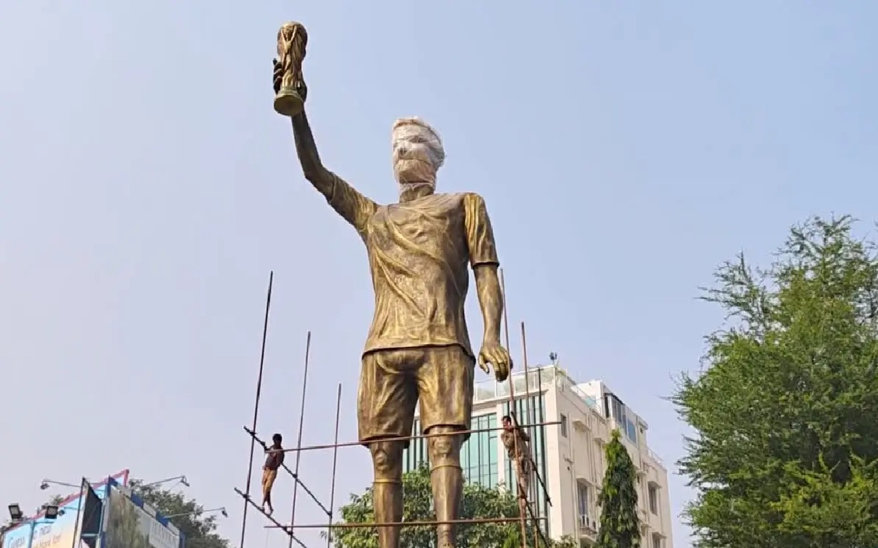 Patung Lionel Messi Setinggi 21 Meter di India Picu Pro-Kontra, Bangun Pemain Lokal atau Ikon Dunia?