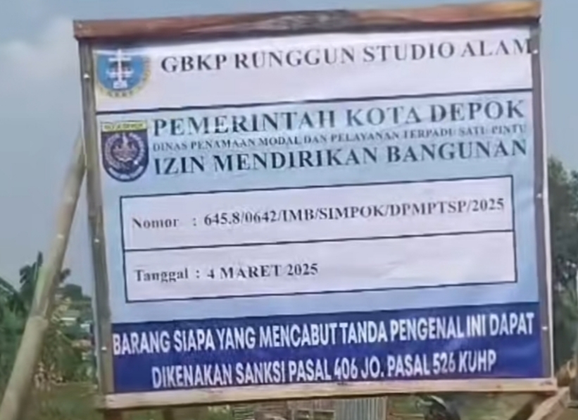 Klarifikasi Pemkot Depok soal Ramainya Penolakan Pembangunan Gereja Cilodong, Apa Tanggapan Supian?