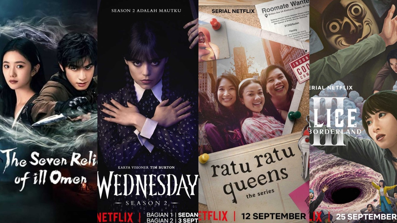 6 Serial Netflix Terbaru September 2025, dari Wednesday 2 hingga Alice in Borderland III