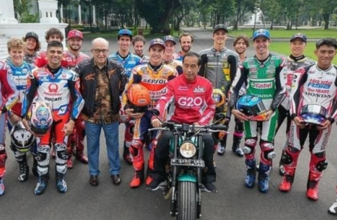 Wah! Marc Marquez Sebut Jokowi Sangat Baik, Motor Presiden RI Ikut Dipuji: Mengesankan