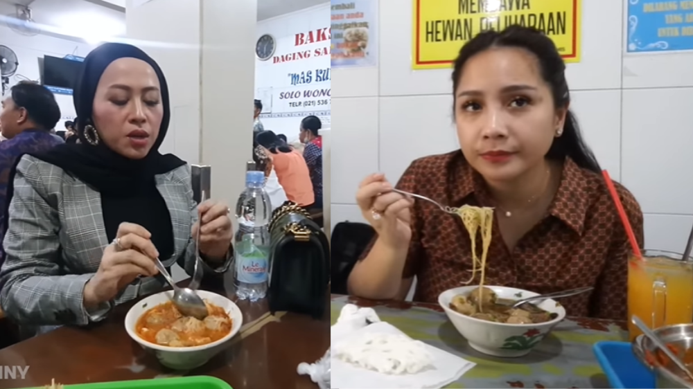 Viral Bakso Pak Kumis Palmerah Bikin Artis dan Food Vlogger Ketagihan, Salah Satunya Nagita Slavina