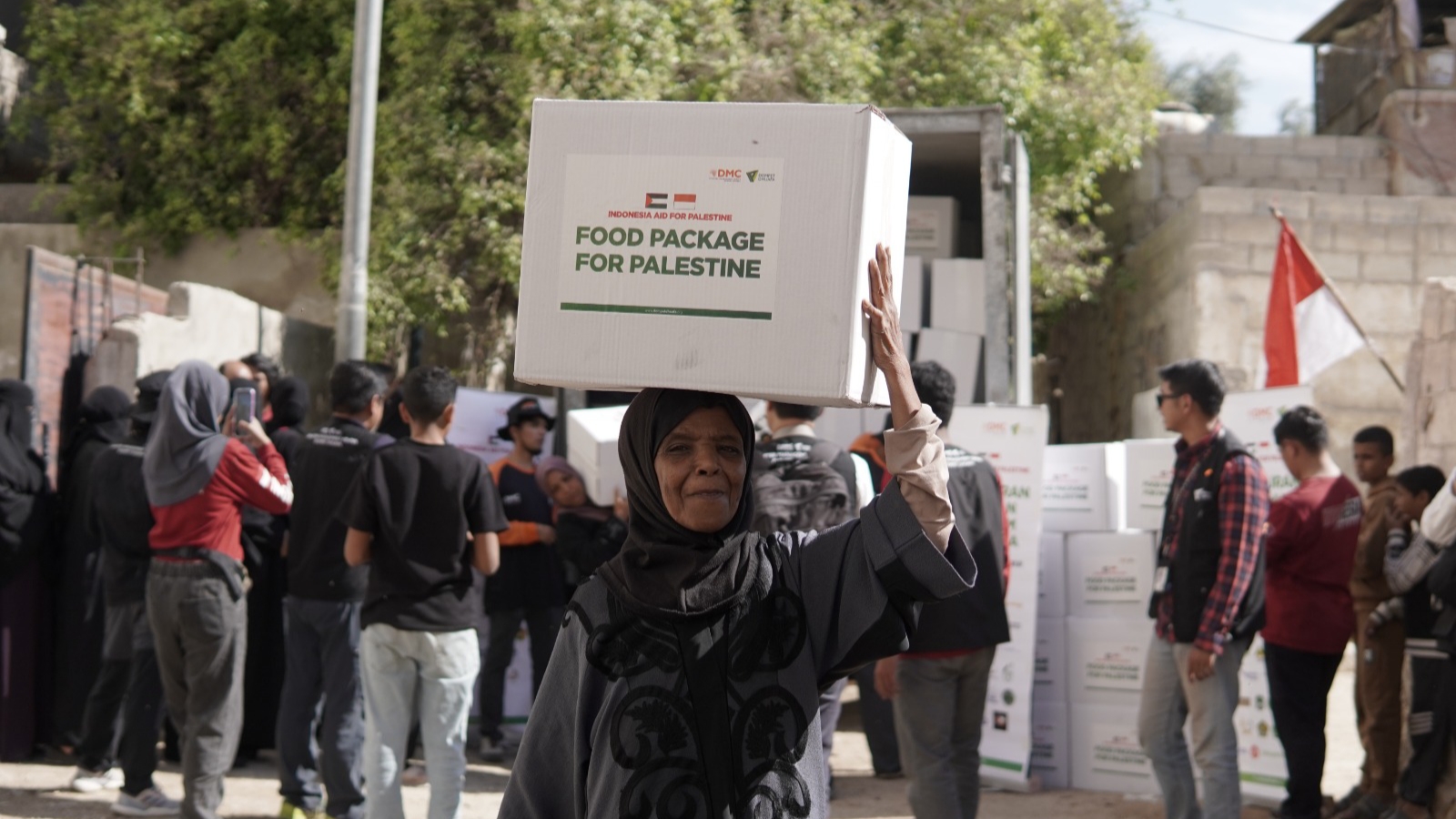 Dompet Dhuafa Cepat Distribusi Paket Pangan Di Pengungsian Kota Karameh
