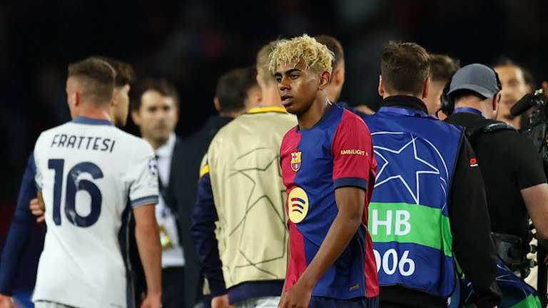 Rating pemain Barcelona Pasca Tahan Inter Milan 3-3 di Semifial Liga Champions , Laine Yamal Terbaik!