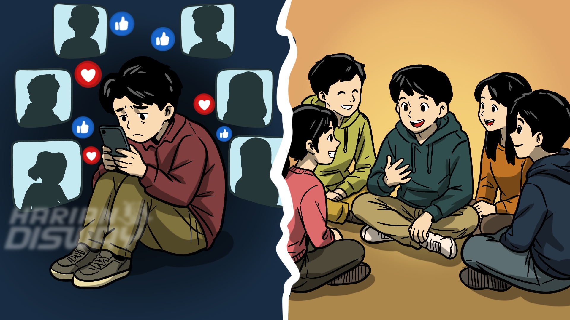 Era Digital: Generasi Terkoneksi yang Kehilangan Perjumpaan
