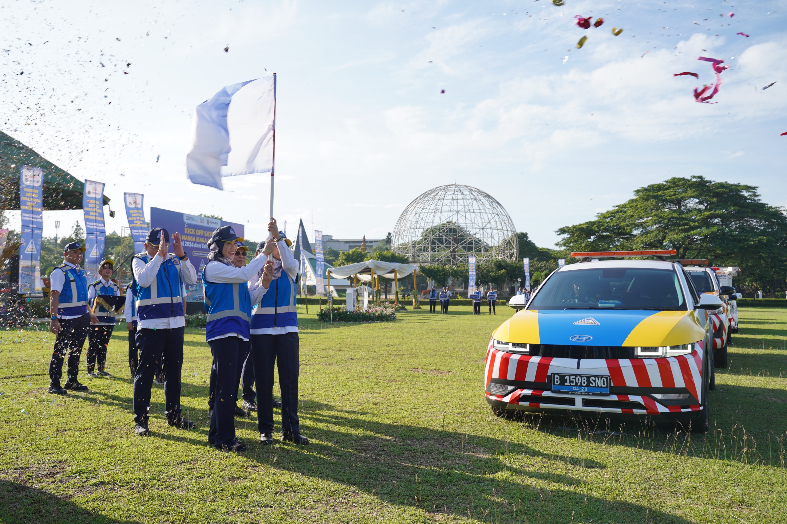 Kick Off Layanan Nataru, Jasa Marga Siagakan Petugas, Armada, dan Hingga Radar pemantau Kecalakaan 