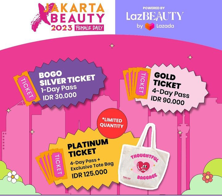 Cara Beli Tiket Jakarta x Beauty 2023, Siap-siap Borong Make Up dan Skincare!