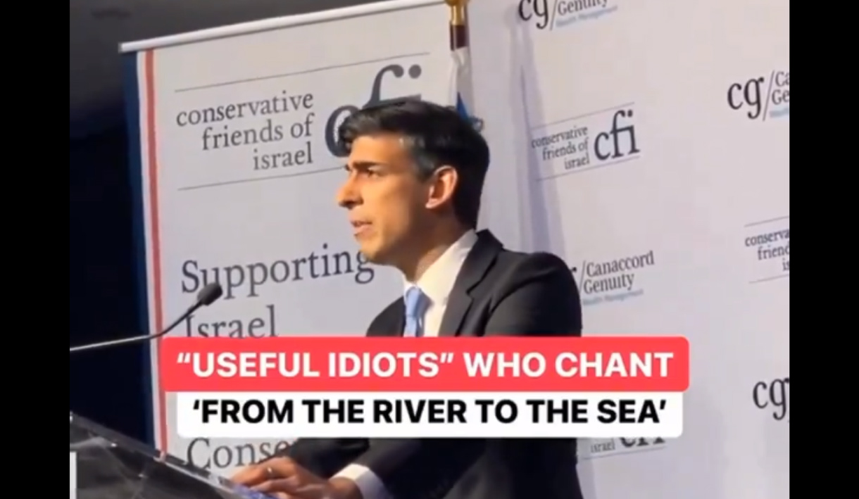 Perdana Menteri Inggris Sebut yang Teriakan From the River to The Sea Palestine Will be Free adalah Idiot: Mereka Tak Tahu Apa yang Dikatakan 