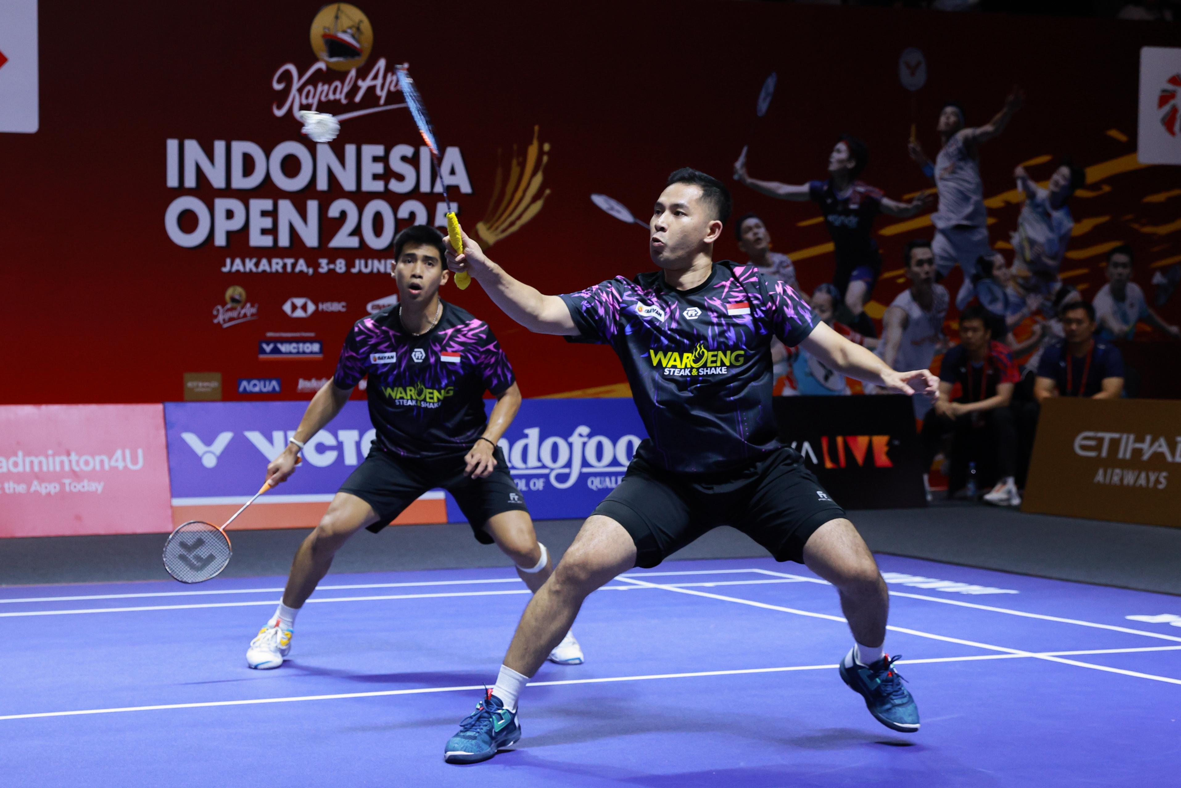Jadwal dan Link Live Streaming Final Indonesia Open 2025 Hari ini, Sabar/Reza Siap Rebut Gelar Juara