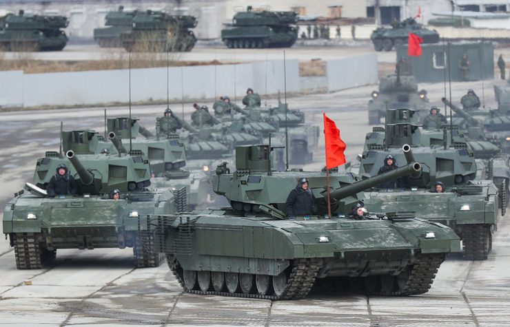 Ukraina dalam Bahaya! Rusia Turunkan Puluhan Tank Tempur T-14 Armata ke Medan Perang, Apa Kehebatannya?