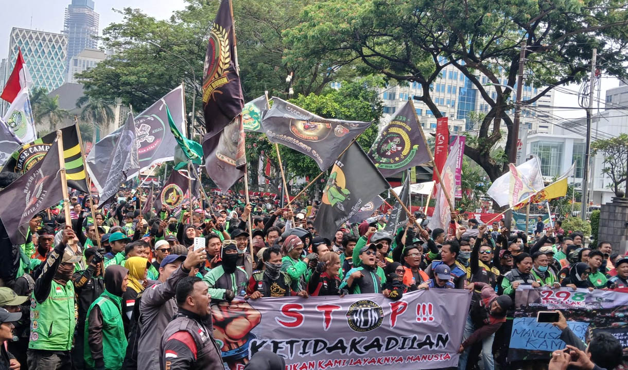 Asosiasi Ojol Ancam Demo Brutal pada 20 Mei 2025, Bawa 3 Tuntutan untuk Prabowo 