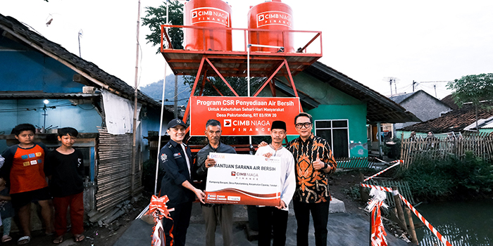 2 Sumur Bor Dibangun CNAF Untuk Masyarakat di Bandung Dalam Atasi Permasalahan Air Bersih