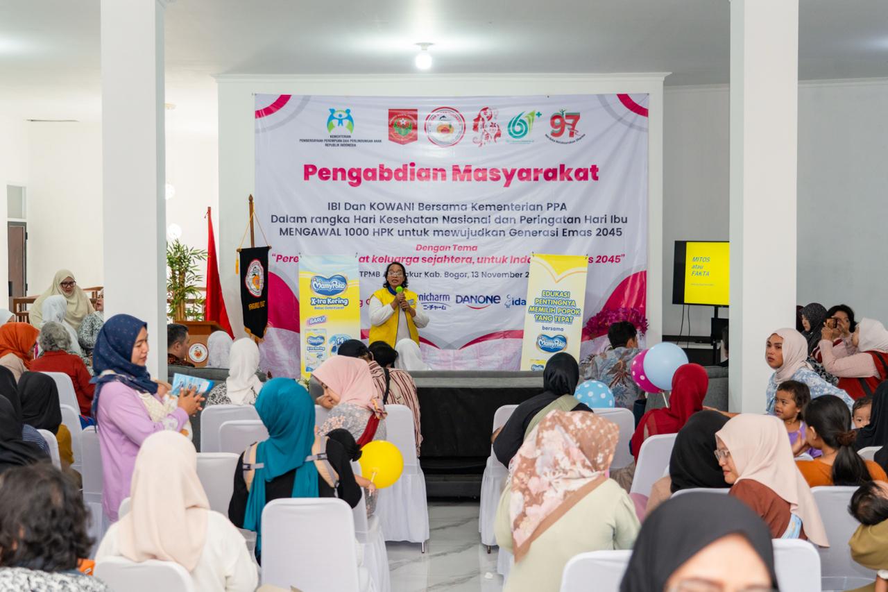 HKN 2025: Unicharm Gandeng IBI Gelar Edukasi Popok Bayi bagi Ibu-Ibu Kabupaten Bogor
