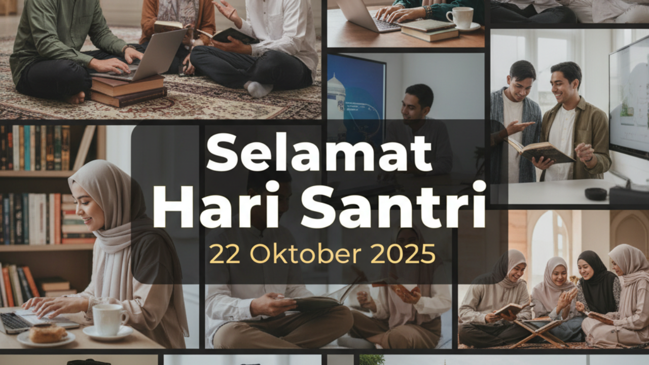 10 Prompt Gemini AI Poster dan Twibbon Hari Santri 2025, Sat Set Langsung Jadi Hitungan Detik