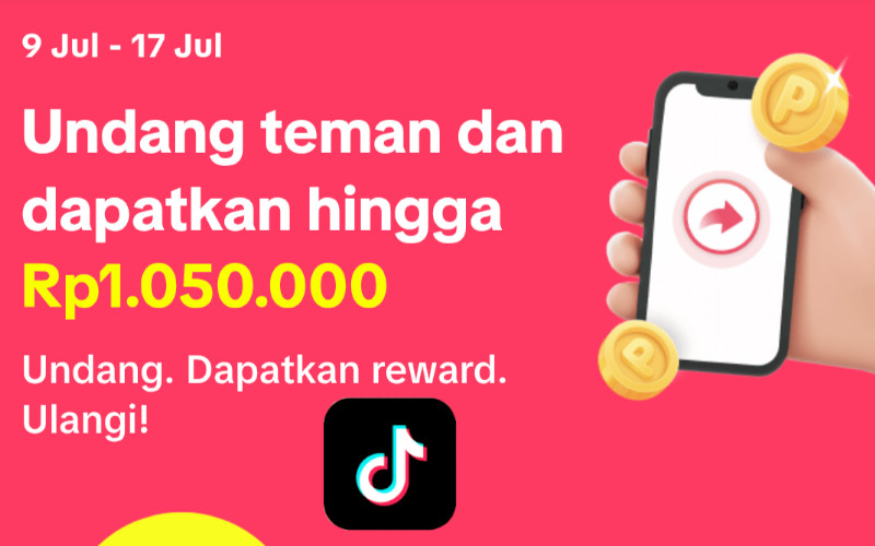 Asyik! Dapat Saldo DANA Gratis Rp1.050.000 dari TikTok dengan Mudah, Cukup Lakukan 2 Step Ini!