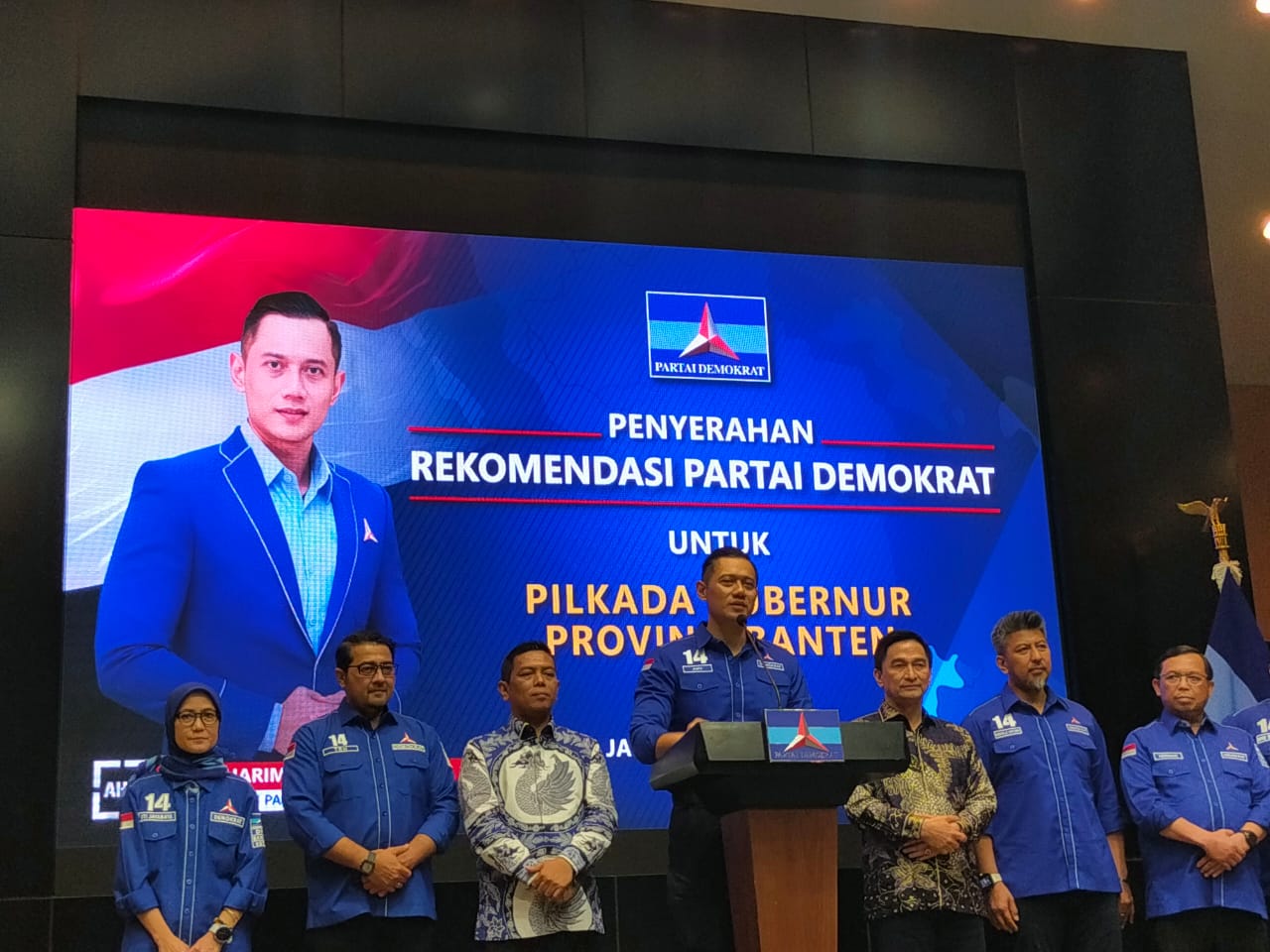 Demokrat Berseberangan dengan Golkar di Pilkada Banten, AHY Tegaskan KIM Tetap Solid