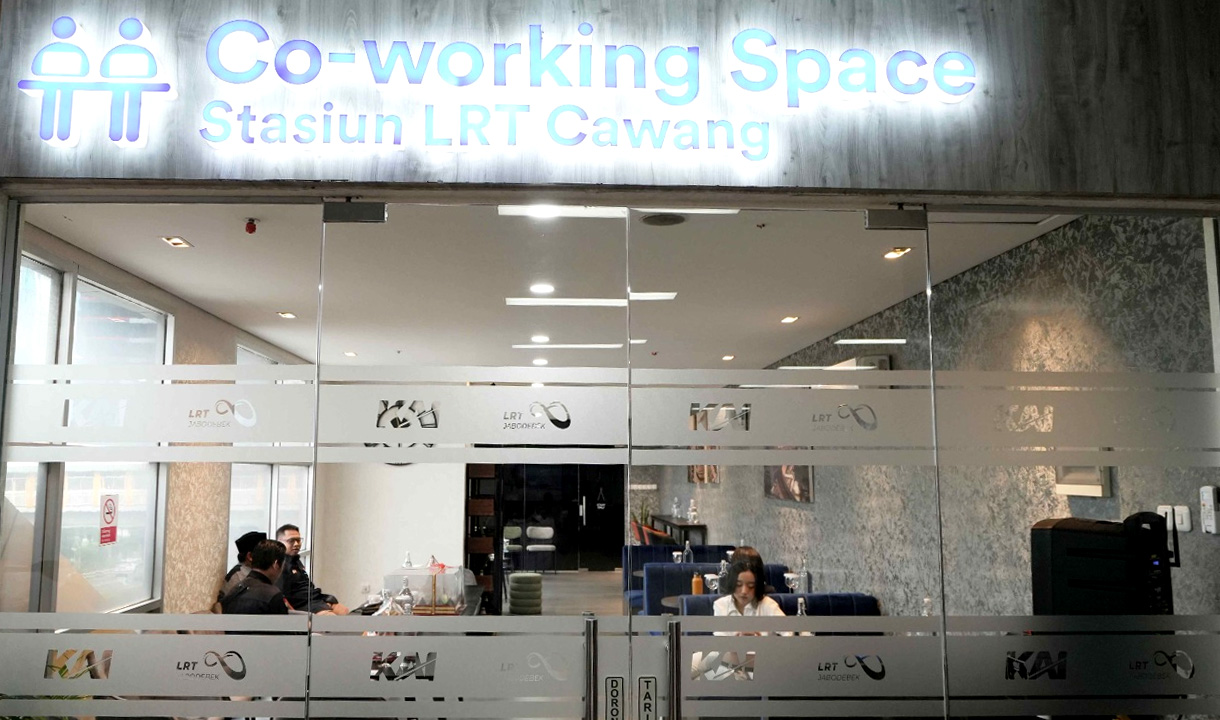 Intip Fasilitas Co-Working Space di Stasiun Cawang, Bisa Buat Kerja Hingga Malam Hari