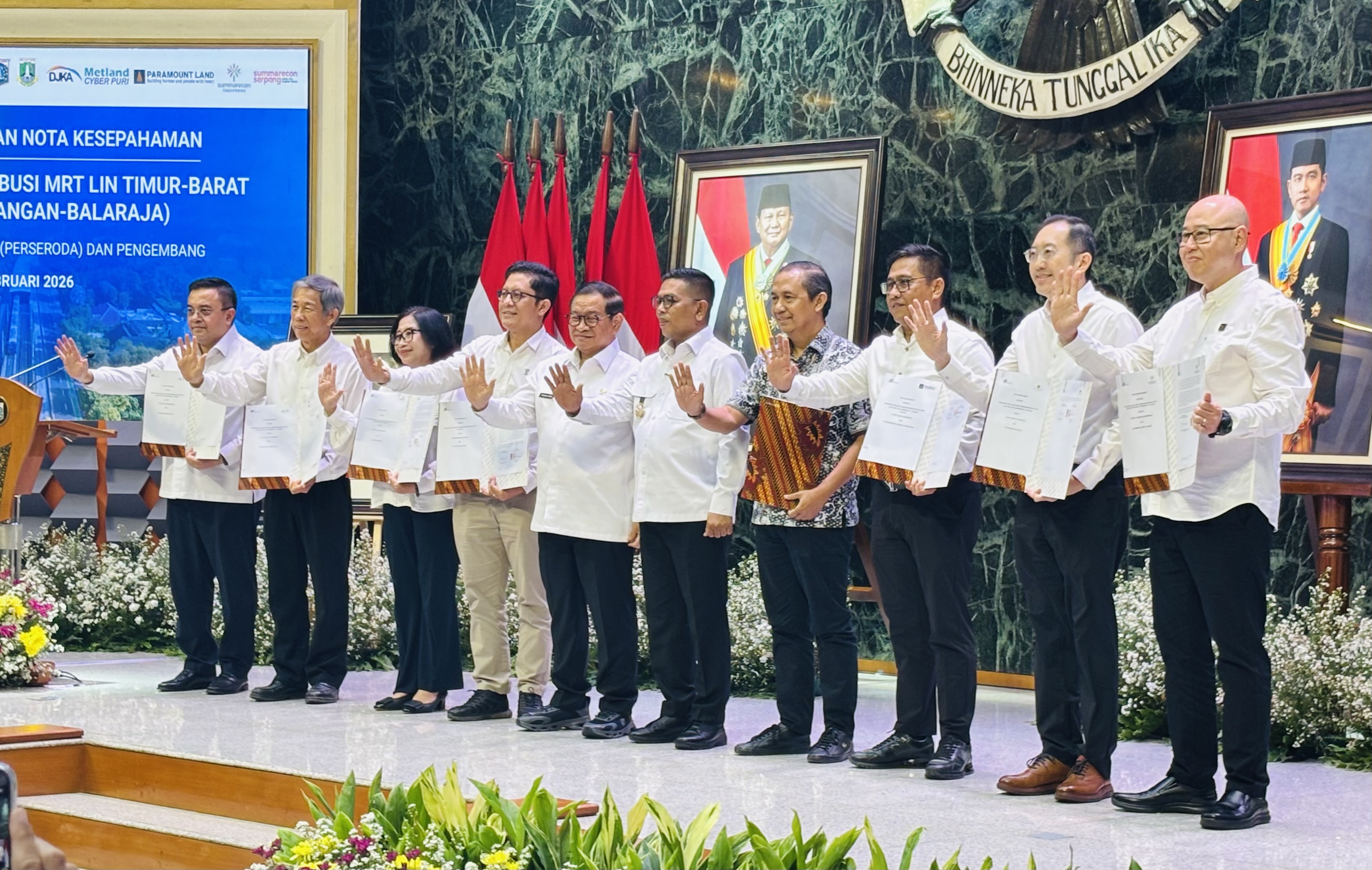 Jakarta dan Banten Sepakat Kembangkan MRT Kembangan-Balaraja