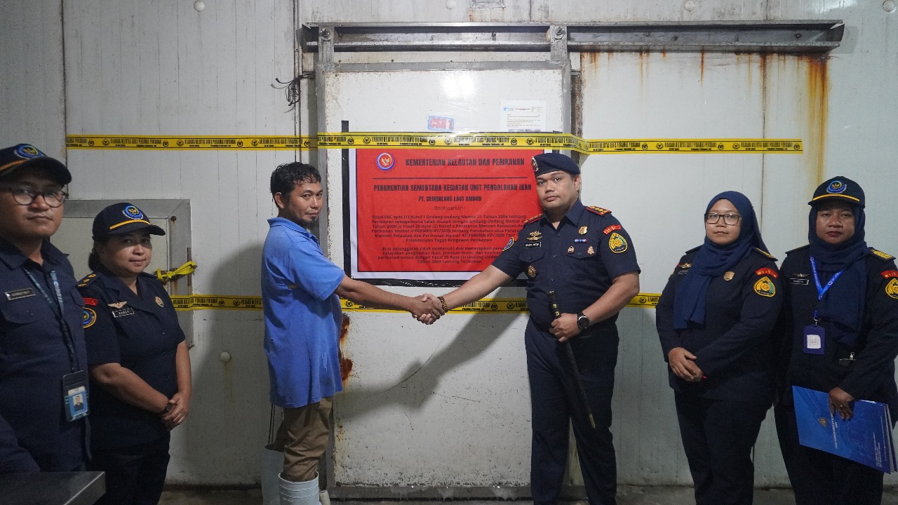 KKP Segel Unit Pengolahan Ikan di Ambon, Diduga Tak Terapkan Standar Mutu