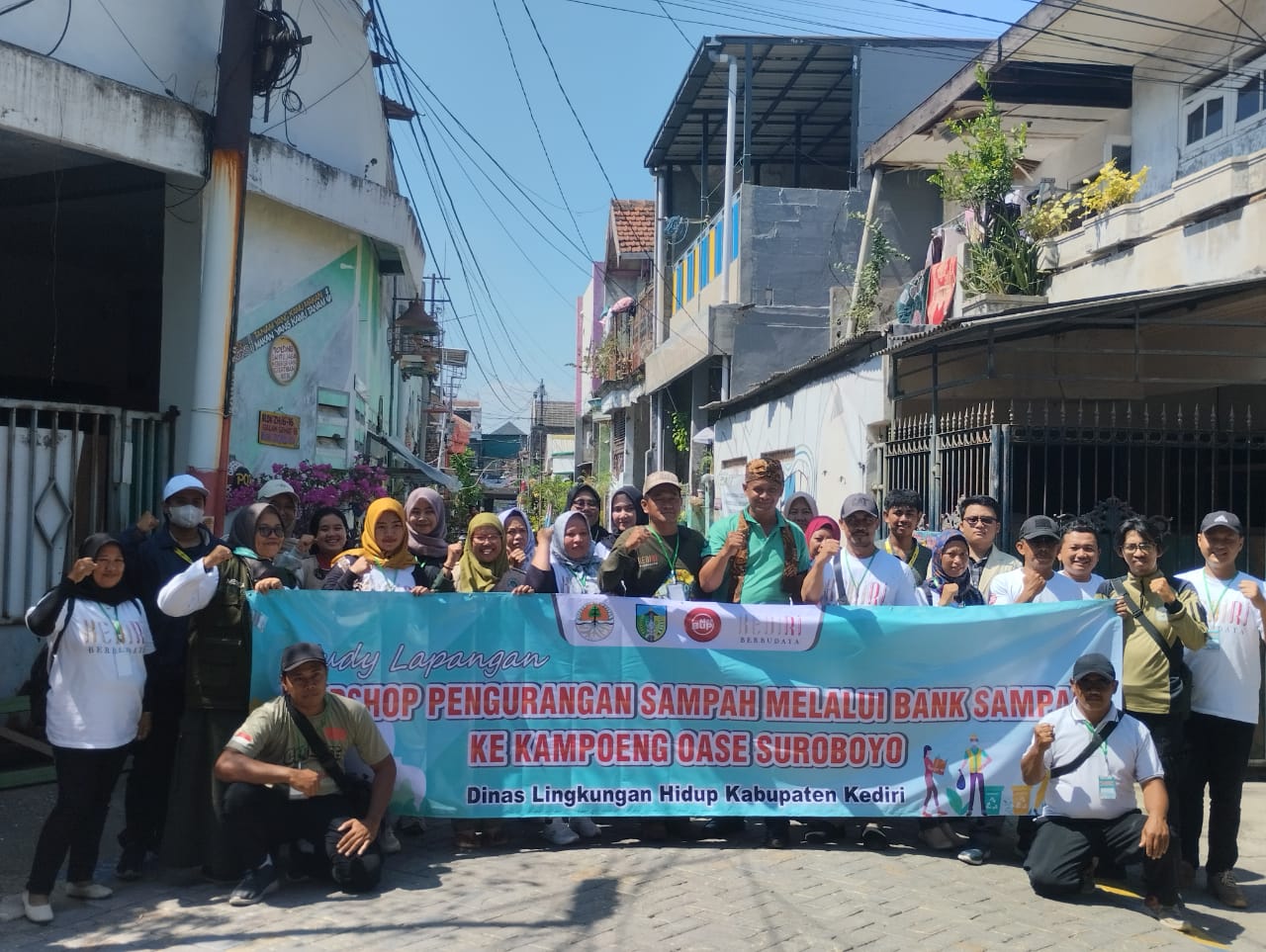 Workshop Pengelolaan Sampah DLH Kediri di Kampoeng Oase, Menambah Wawasan hingga Membangun Jejaring