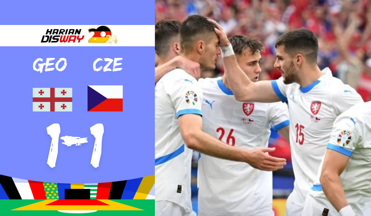 Georgia Imbangi Ceko 1-1, Drama VAR warnai Volksparkstadion!