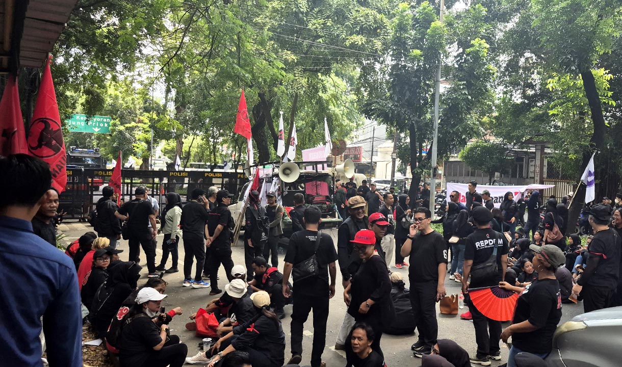 Sidang Hasto Dimulai, Jalan di Depan Pengadilan Tipikor Jakarta Pusat Ditutup 