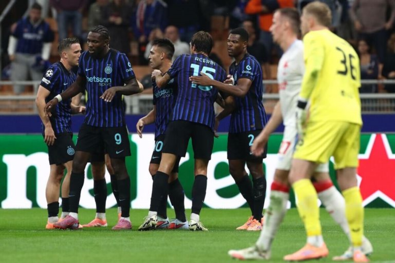 Statistik Inter Milan setelah Gasak Slavia Praha 3-0, Lautaro Martinez Cetak Brace!
